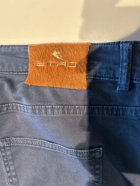 Etro jeans, 40” waist. 98% cotton,